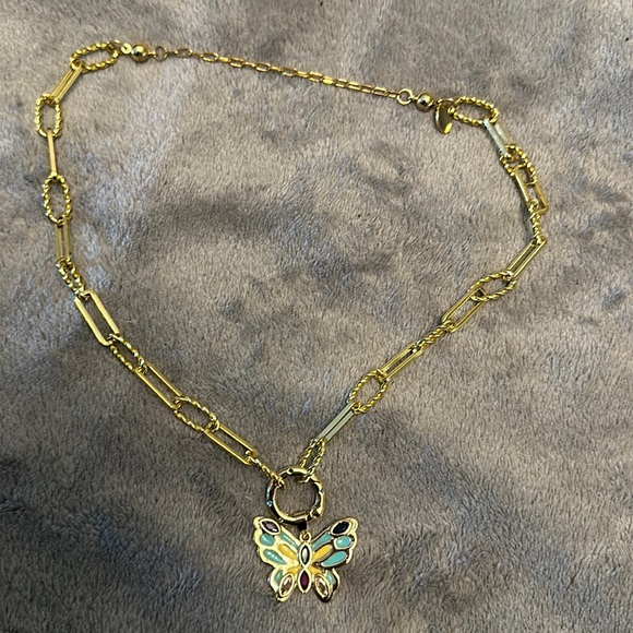Jewelry - Gold butterfly necklace by BAR by Alexa Rae